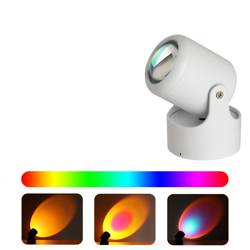 Creative Atmosphere Charging Sunset Projection Lamp