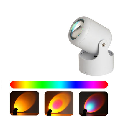 Creative Atmosphere Charging Sunset Projection Lamp