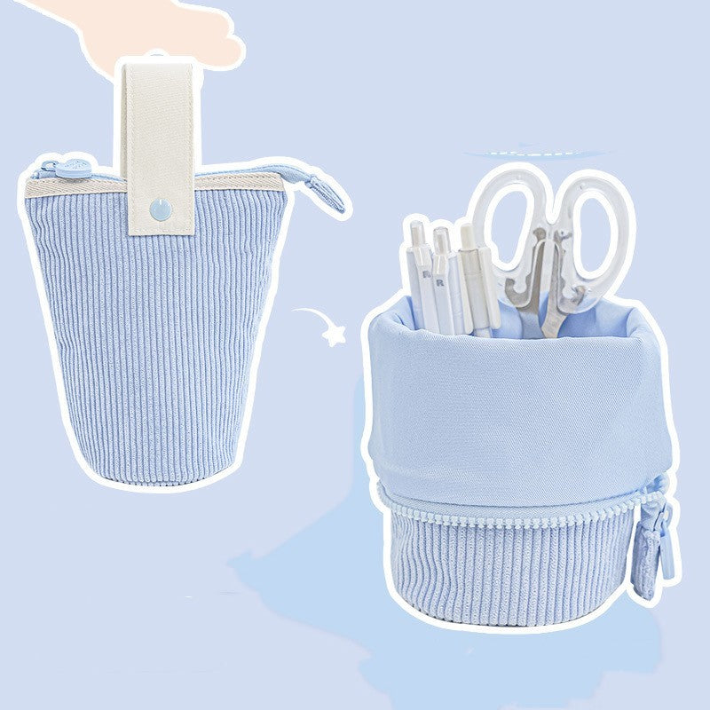 Large Capacity Collapsible Storage Pen Holder