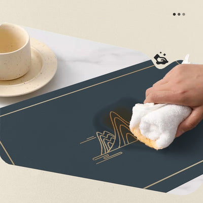 American Toilet Faucet Mat Absorbent Quick Dry Wash Basin Soft Cushion