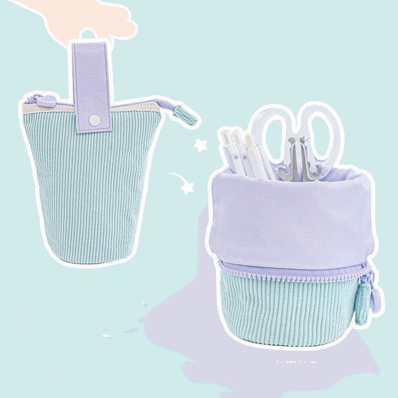 Large Capacity Collapsible Storage Pen Holder